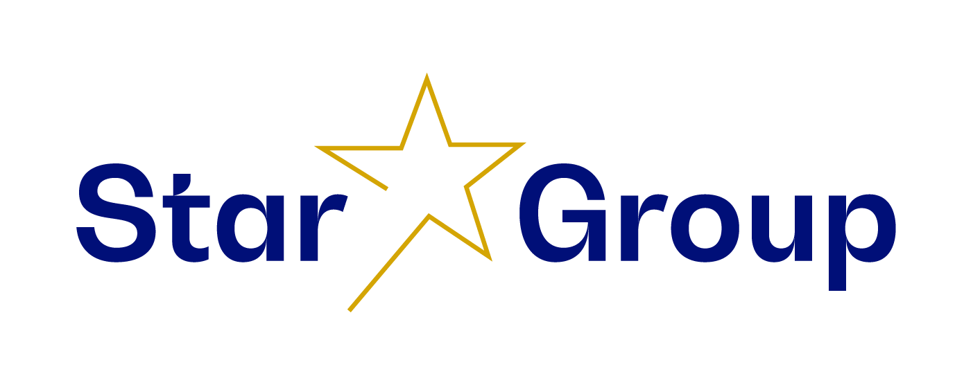 Logo StarGroup základní varianta horizontální